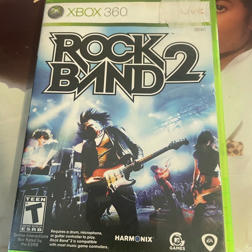 Rock Band 2 (Xbox 360) by Harmonix - Blue/Black Cover